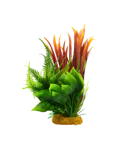 Yusee Aquarium Decorations - Artificial Plant 30802 [18x15x23cm]