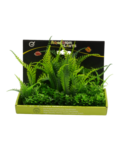 Yusee Aquarium Decorations - Artificial Plant YM-0201 [Height:15cm]