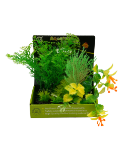 Yusee Aquarium Decorations - Artificial Plant YM-2602 [Height:15cm]