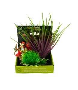 Yusee Aquarium Decorations - Artificial Plant YM-2614 [Height:15cm]