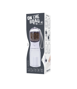 M-PETS On The Road 3in1 Water Bottle 600ml White