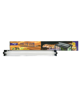 Wacool HO T5 UVB Lighting Combo Kit Desert (UVB10.0) 24W, 57.5X5.8X4.2cm