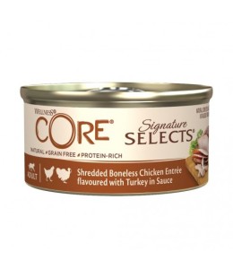 Wellness Core Signature Selects Shredded Chick with Turk Adult Cat 79g