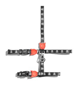 Zee.Cat Skull 2.0 Harness & Leash Set