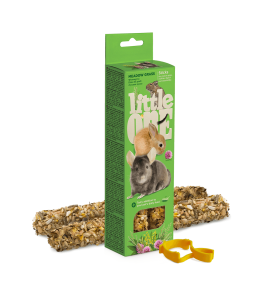 Little One Sticks for guinea pigs, rabbits, degus and chinchillas with meadow grass 2x55g