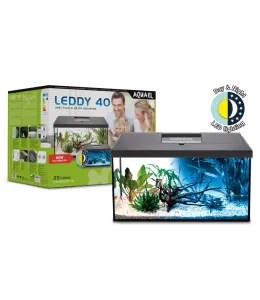 Aquael Aquarium Set Leddy 40 Black Day & Night