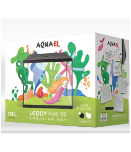Aquael Aquarium Set Leddy Mini 35 Black