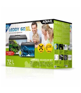 Aquael Leddy Aquarium Set XL Black Day & Night [Size - 60 cm]