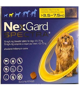 Nexgard Spectra S (3.6-7.5 Kg)