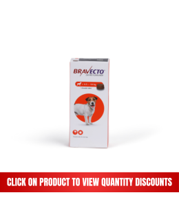 Bravecto Chewable for Small Dogs 4.5 - 10 kg Tablet 250mg