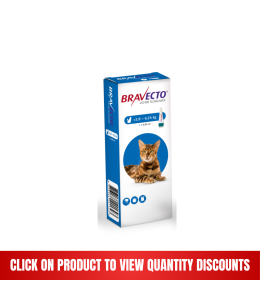 Bravecto Spot-On for Cats 2.8 - 6.25 kg Spot-On 0.89ml Medium-Sized Cats