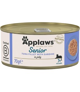 Applaws Cat Senior Tuna with Sardines Tin 70g