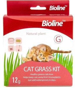 Bioline Catgrass Kit 12g - 12g, Dimension - 5.4 x 13.4 x 12.2cm