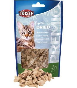 Trixie Premio Freeze Dried Chicken Hearts Cat Treats 25G