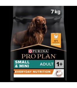 Purina Pro Plan Everyday Nutrition Small and Mini Adult, Dry Dog food with Chicken, 7 kg