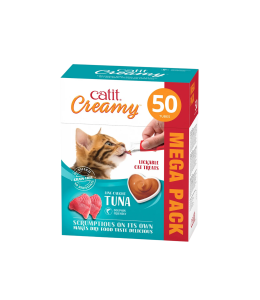 Catit Creamy Treats Mega Pack Tuna 50 tubes/box