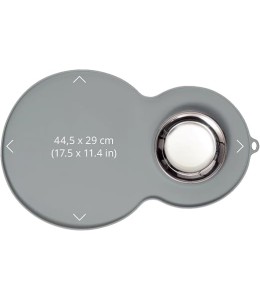 Catit Peanut Placemat Grey - Medium
