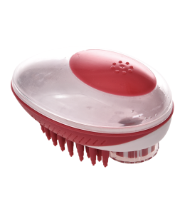 M-Pets Rubeaz Soap Dispenser & Brush Red