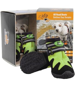 All for Paws Outdoor Dog Shoes - Green / XS