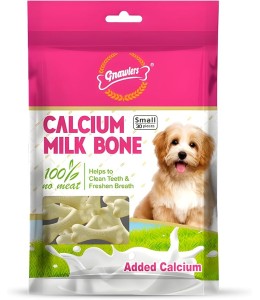 Gnawlers 2" Calcium Milk Bone×30pcs 270Grams