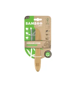 M-PETS Bamboo Regular Comb 31 Teeth