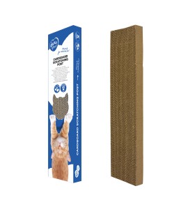 Duvo Plus Cardboard Cat Scratching Post with Catnip