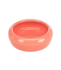 Trixie Colourful Ceramic Pet Bowl (Salmon)