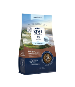 ZiwiPeak Steam & Dried Grass-Fed Beef with Pumpkin Recipe Dry Dog Food 1.5KG