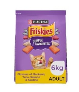 Purina FRISKIES SURFIN FAVOURTIES 6KG