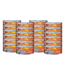 Purina Friskies Savory Shreds Cat Wet Food Chicken & Salmon 5.5oz