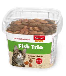 SANAL CAT Fish Trio cup 75g