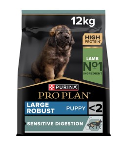 Purina Pro Plan Large Robust Puppy Sensitive Digestion, Dry Dog food with Lamb, 12 kg