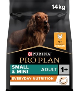 Purina Pro Plan Everyday Nutrition Small and Mini Adult, Dry Dog food with Chicken, 14 kg