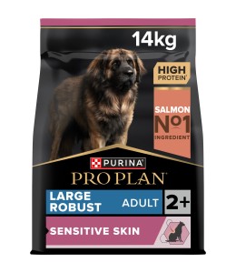 Purina Pro Plan Large Robust Adult Sensitive Skin, Dry Dog food with Salmon, 14 kg