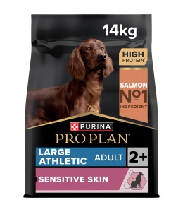 Purina Pro Plan Large Athletic Adult Sensitive Skin, Dry Dog food with Salmon, 14 kg