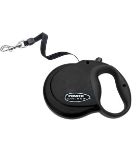 Coastal Power Walker Retractable Leash 12in Black Small