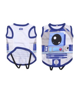 Dog T-Shirt Single Jersey Star Wars R2-D2- Small