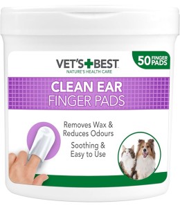 Vet’s Best Clean Ear Finger Pads (50 Pads)