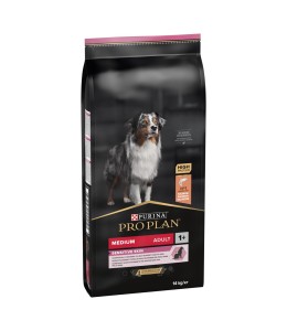 Purina Pro Plan Sensitive Skin Medium Adult, Dry Dog food with Salmon, 14 kg
