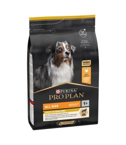 Purina Pro Plan Light Sterilised All Sizes Adult, Dry Dog food with Chicken, 3 kg