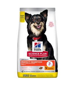 Hill's Science Plan Perfect Digestion Small & Mini Adult 1+ Dog Food with Chicken & Brown Rice - 3kg