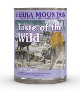 Taste Of The Wild Sierra Mountain Canine Recipe with Roasted Lamb 390grm (DOG)