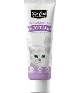 Kit Cat Daily Nutritional Supplement Gel For Cats & Kittens - Weight Gain (120G)