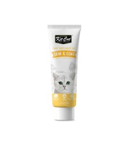 Kit Cat Daily Nutritional Supplement Gel For Cats & Kittens - Skin & Coat (120G)
