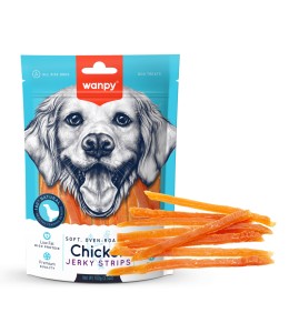 Wanpy Soft Chicken Jerky Strips 100G