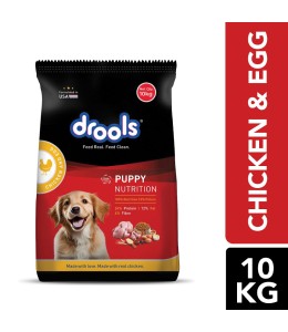 Drools Chicken and Egg Puppy Dry Dog Food, 10kg