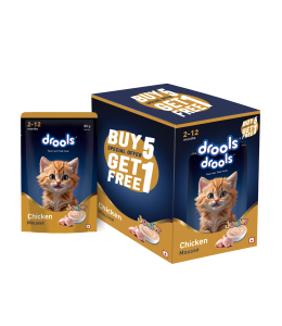 Drools Chicken MousseKitten 80gm (5+1)Pc