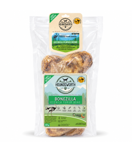 Houndsworth Hypoallergenic Ostrich Bonezilla Femur Bone 300g