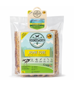 Houndsworth Hypoallergenic Ostrich Gobble Guzzler Trachea 80g