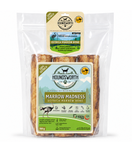 Houndsworth Hypoallergenic Ostrich Marrow Madness Bone 300g